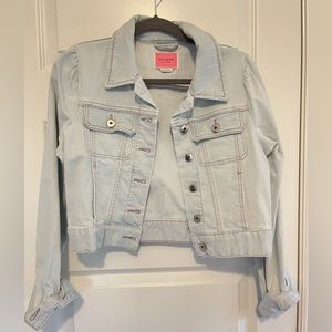 Kate spade cropped denim jacket. Brand new.